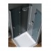 Сгъваема врата за душ кабина "DIO", прозрачно стъкло, хром